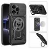 Магнитный чехол для телефона с вращением на 360° для iPhone 16 15 14 13 12 11 Pro Max С подставкой Ударопрочный Защита от падения для Magsafe