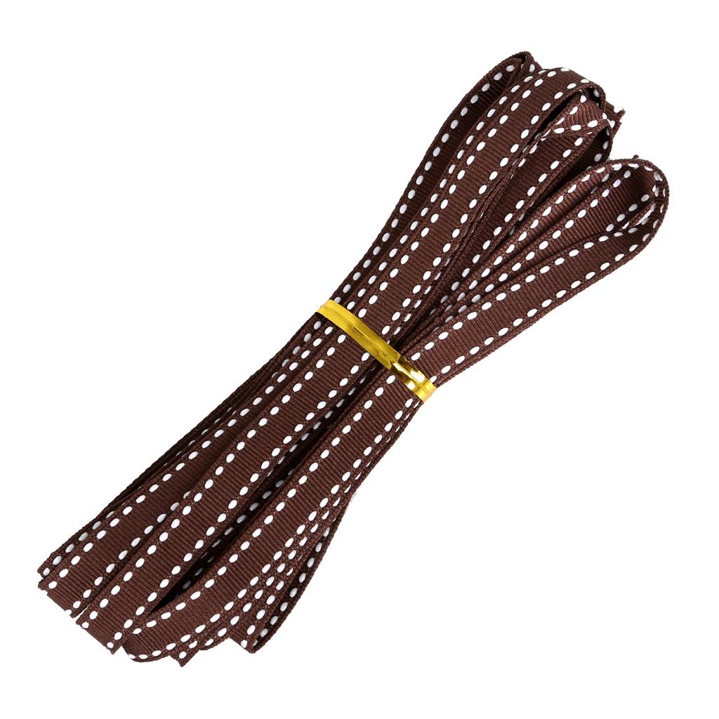 10mm Wide Polka Dot Webbing Packaging Gift Decoration Threaded Belt Colorful Various Ribbons