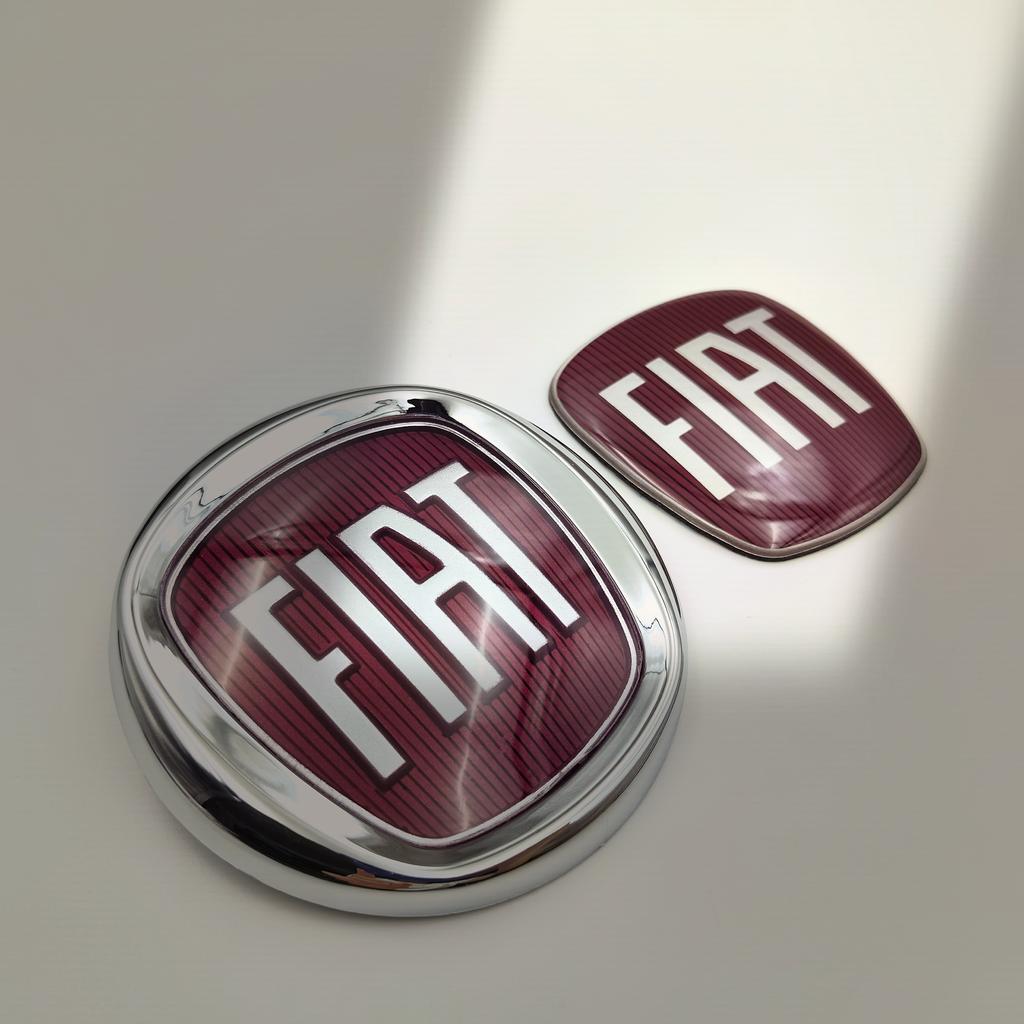 1 шт. 63 мм x 58 мм логотип fiat Автомобильная решетка радиатора Задний бампер Задняя дверь Багажник Шильдик Стайлинг Аксессуары для FIAT 85 мм 8,5 см Шильдик