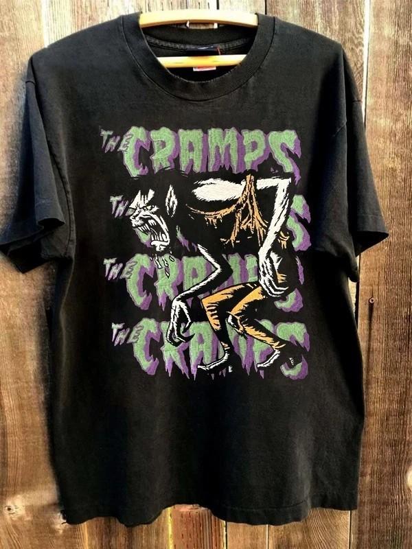 The Cramps Rocks band Basic Black Short Sleeve T shirt Vtg S-2345XL Unisex T-Shirt