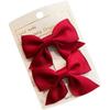 Soild Color Hair Bow Barrettes Bowknot Baby Hairpins Cute Children Headwear  Sweet Little Girl