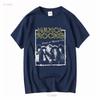 Hanoi Rocks Футболка мужская Back To Mystery City с длинным или коротким рукавом винтажная Стирка с эффектом потертости Дышащая Мягкая