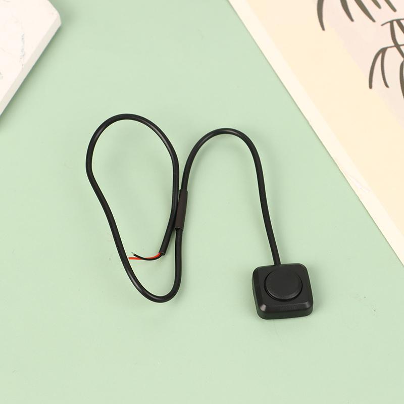 1 шт., кнопка мгновенного включения/выключения, черный пластик, 12 В, 24 В, кнопка автомобильной сигнализации, фонарик для поверхностного монтажа, мини-кнопочный переключатель