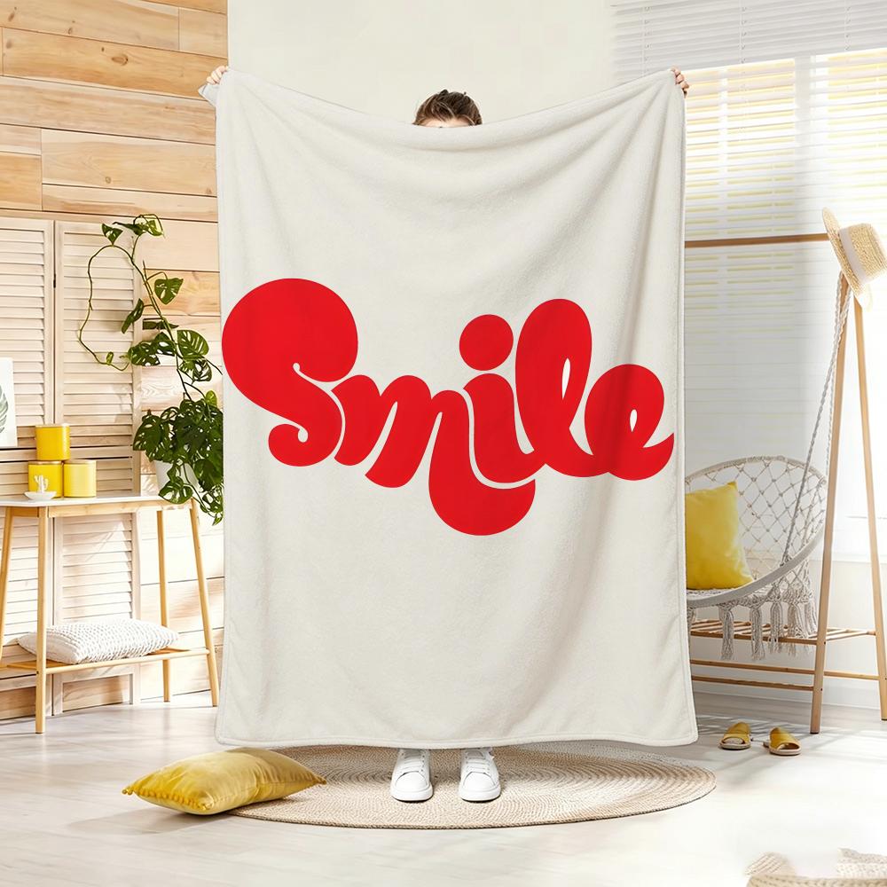 Художественный узор S-SmileS Плед Легкий 240 г Фланелевое одеяло Мягкое Безопасное для кожи для летнего охлаждения