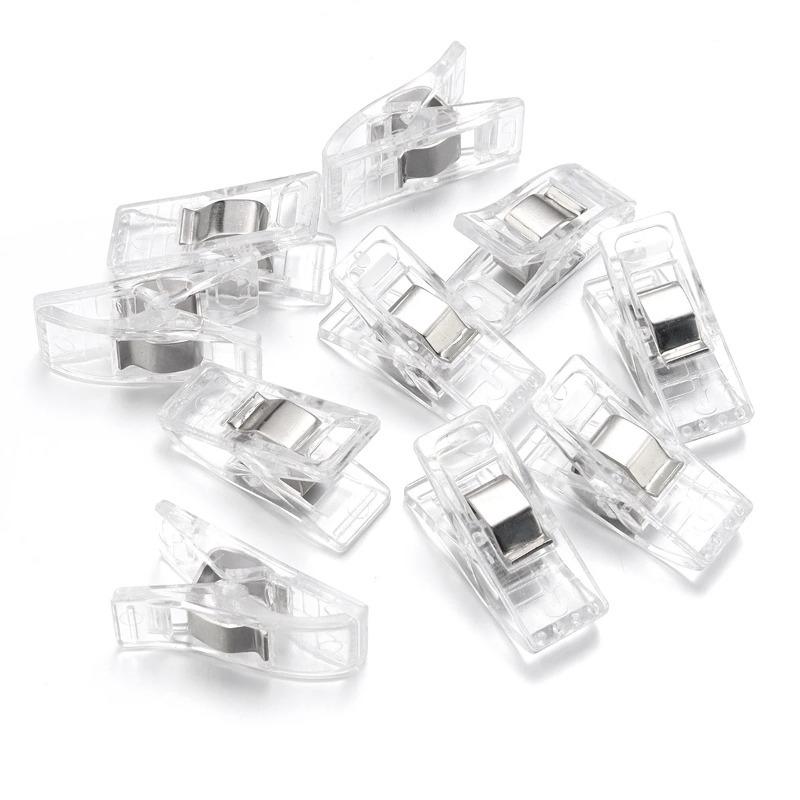 Multipurpose Sewing Clips Plastic Craft Quilting Crocheting Knitting Safety Clips Sewing Clamps Sewing Binding Clip Sewing Tools