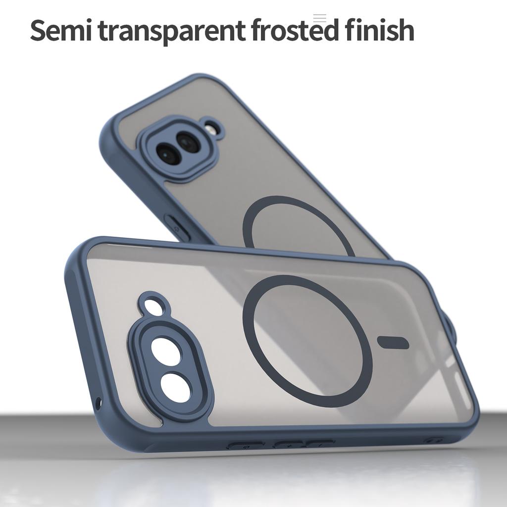 Чехол для телефона Google Pixel 9A с MagSafe, Магнитный противоударный чехол MagSafe, Гибридный бампер для Google Pixel 9A