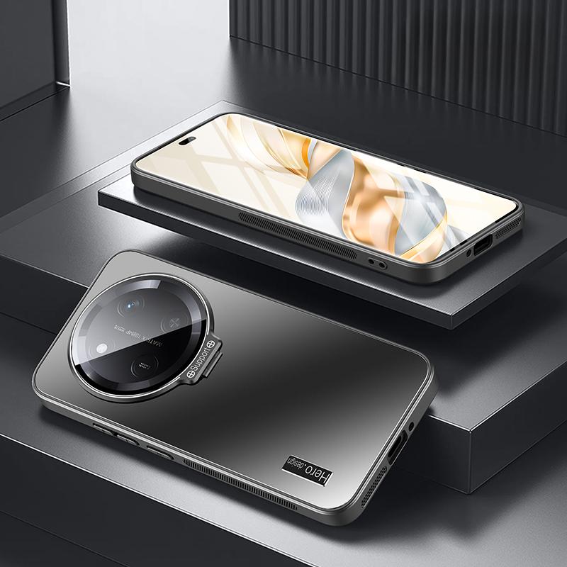 Металлический чехол-невидимка для защиты камеры для Honor X9C Smart X9B X9A Magic 7 Lite 7Pro 6Lite 6 Pro 5 Lite противоударный чехол-подставка