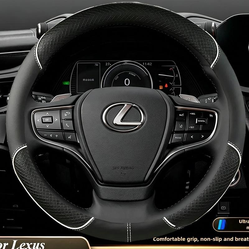 Кожаный чехол на руль автомобиля для Lexus UX250h ES350 IX 600 CT200h ES IS RX NX 300h 400H IX570 RX400h IS460 IS400 RX450h