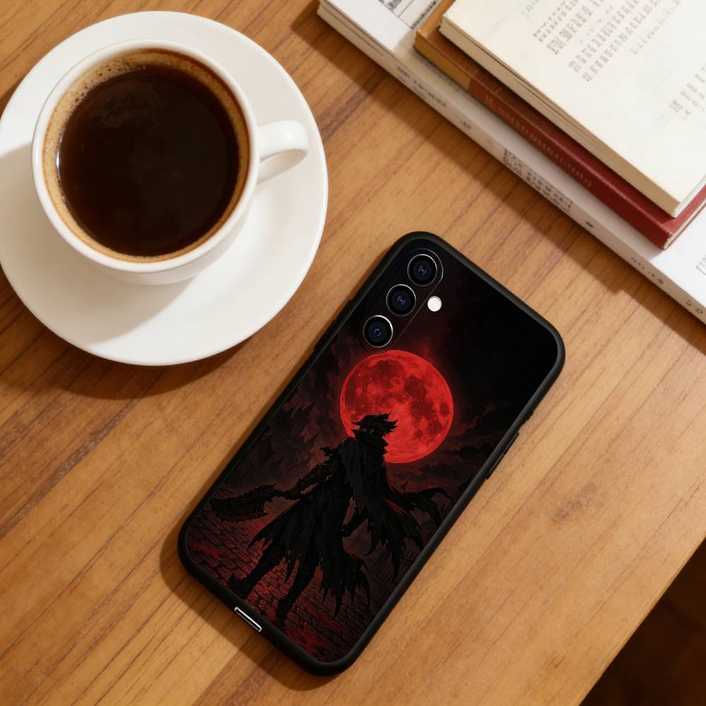 Чехол для телефона Game B-Bloodborne Черный Силиконовый Мягкий Для Samsung Galaxy A73,A72,A71,A70,A53,A52,A51