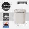 Large Capacity Smart Induction Trash Can for Kitchen and Bathroom