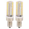 2 шт. E14 светодиодная лампа кукуруза 5 Вт 230 В теплое освещение 64 светодиода E14 цоколь замена лампочки для домашнего бара