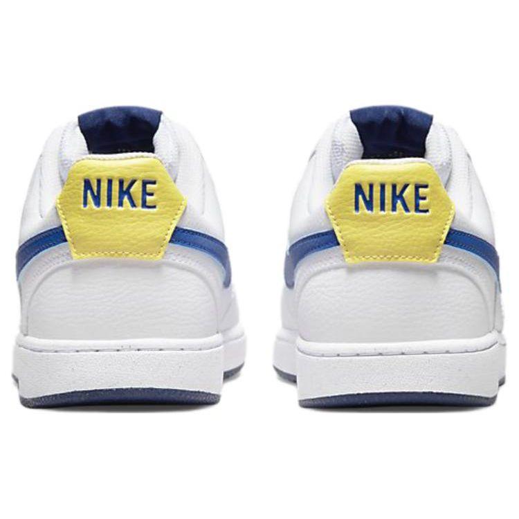 Nike Court Vision Low Next Nature Белые мужские кроссовки Hyper Royal Blue-Void DH2987-103