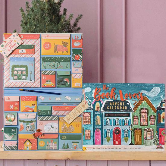 Рождественский адвент-календарь 2024 года, 25 книжных подарков, рождественский обратный отсчет, украшение для любителей книг, адвент-календарь, набор литературных сюрпризов