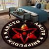 Круглый ковер с рисунком Наруто для гостиной, детский коврик, напольный коврик, коврик для ванной, ковер для спальни, коврик для детской комнаты