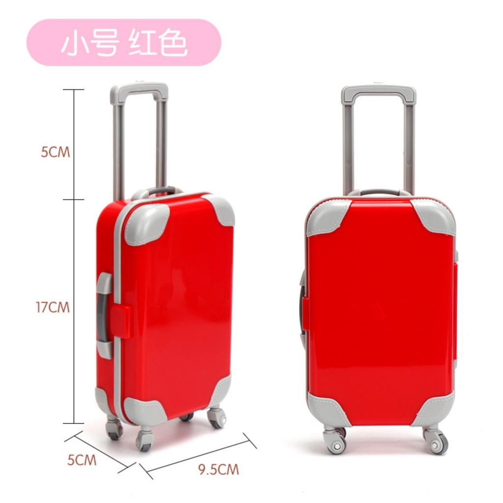 Small Trolley Case Simulation Storage Storage Suitcase Travel Box Toy