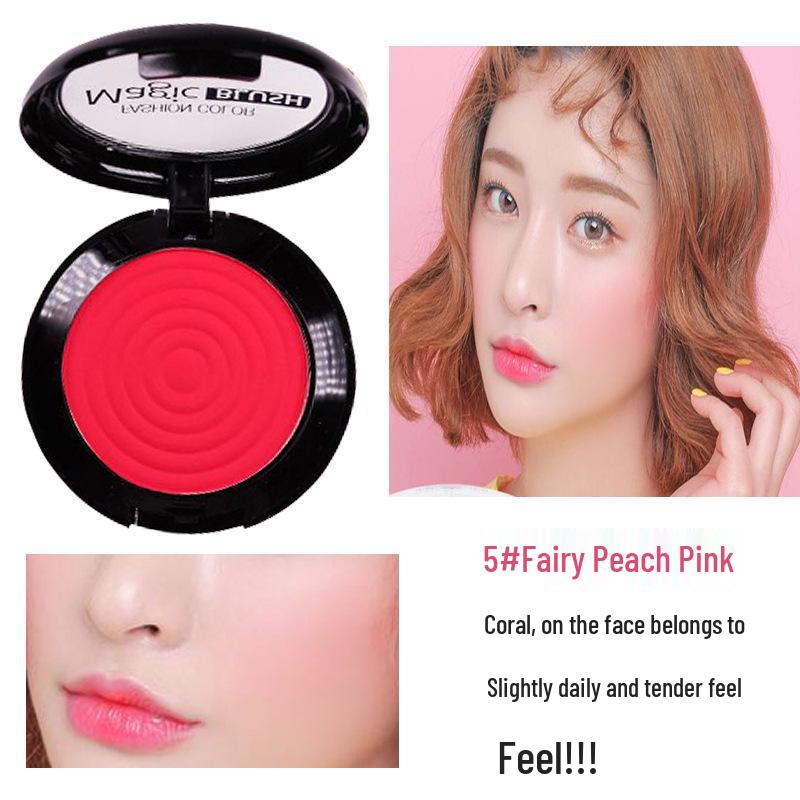 Палетка румян и хайлайтера Ashareya Ethereal Fairy с зеркалом и кистью