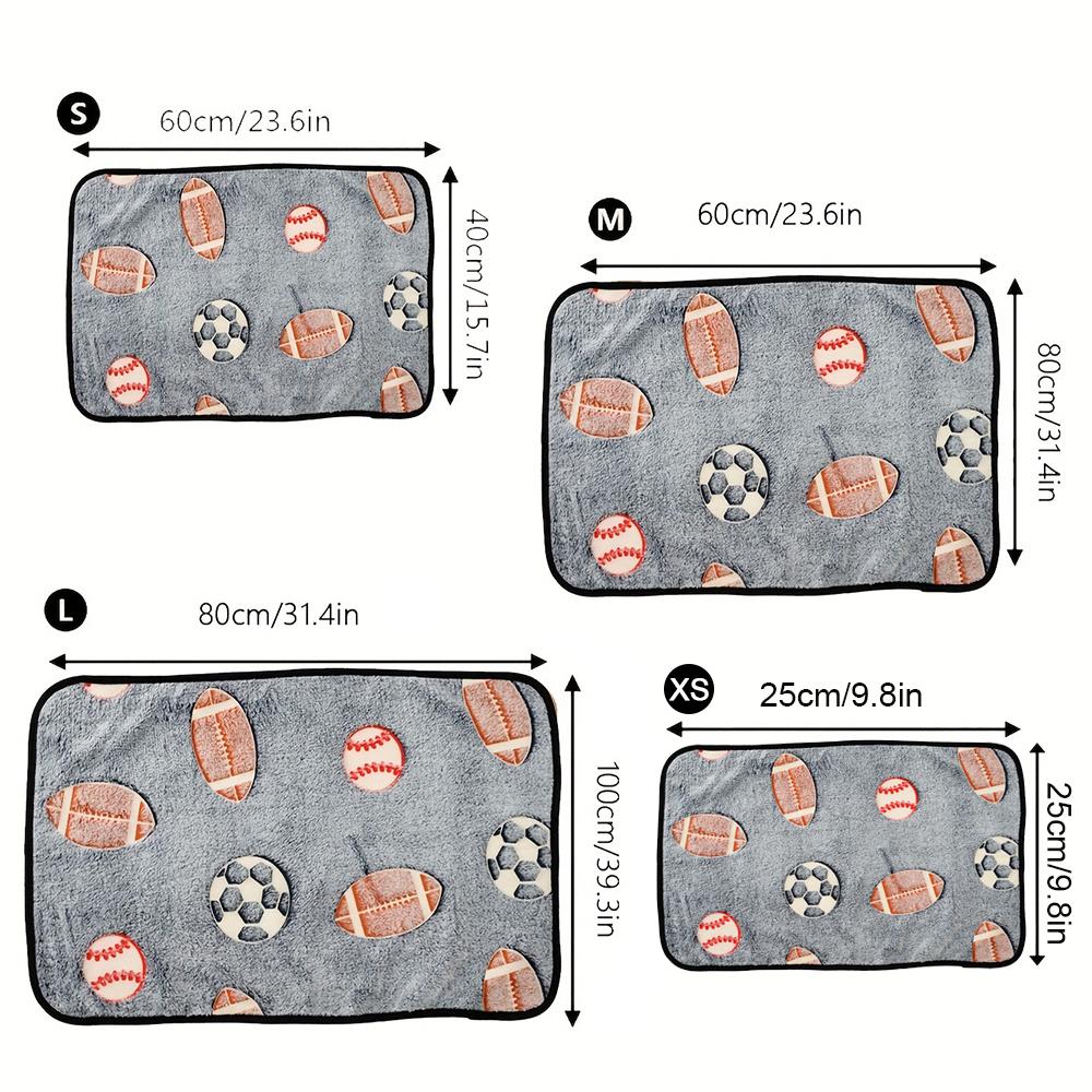 Одеяло для домашних животных, зимнее уютное теплое одеяло для собак и котят, коврик для сна для щенка, котенка, моющийся толстый коврик с мультяшным принтом для чихуахуа, товары для собак