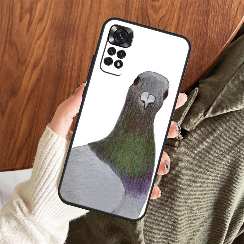 The Pigeons Case For Xiaomi Redmi Note 14 Pro 13 12 11 10 15 Pro Plus Redmi 15 C 13 10C 12C 13C 14C Cover
