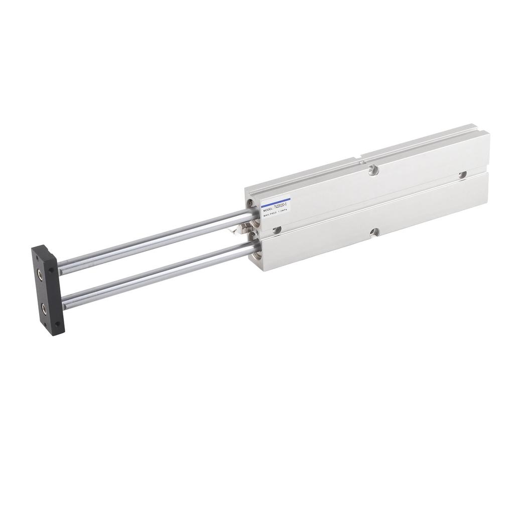 Пневматический воздушный цилиндр с двойным штоком и двойным валом, диаметр поршня 20 мм, ход 150 мм