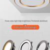 Three-Color Dimmable Recessed Downlights for Living Room Ceiling, 7.5 Cutout Hole