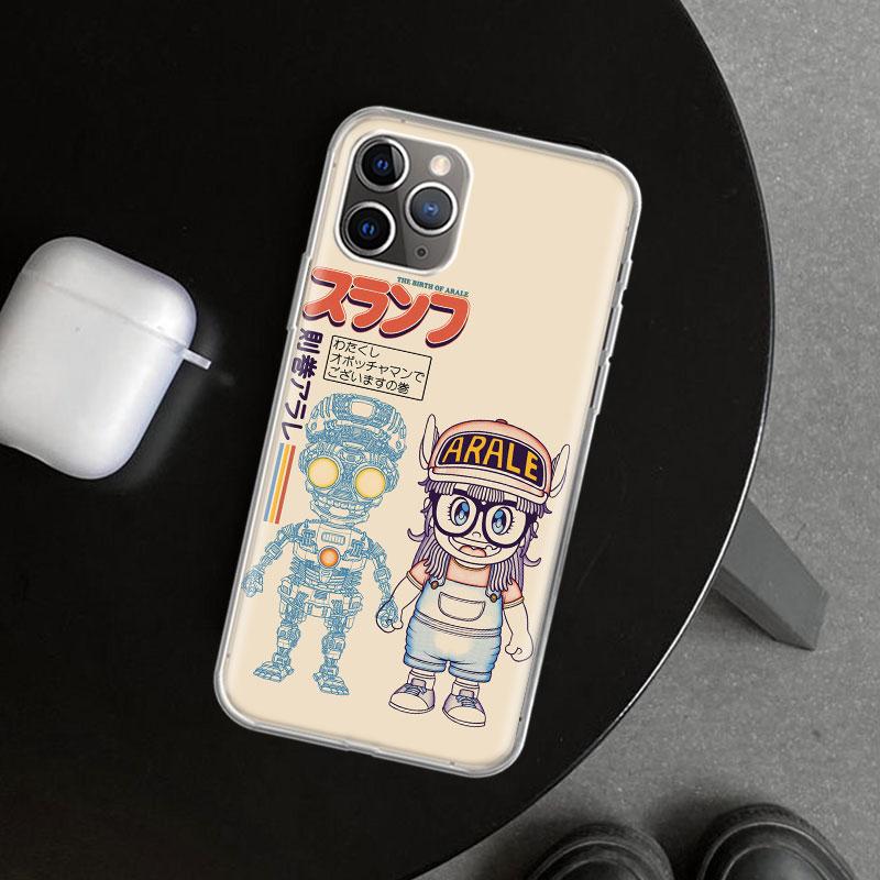Чехол для телефона Arale Dr Slump для iPhone 11 12 13 Mini 14 15 Plus 16 Pro Max 17 Air 7 8 + SE Художественный Индивидуальный Fundas 11 12 13 Mi