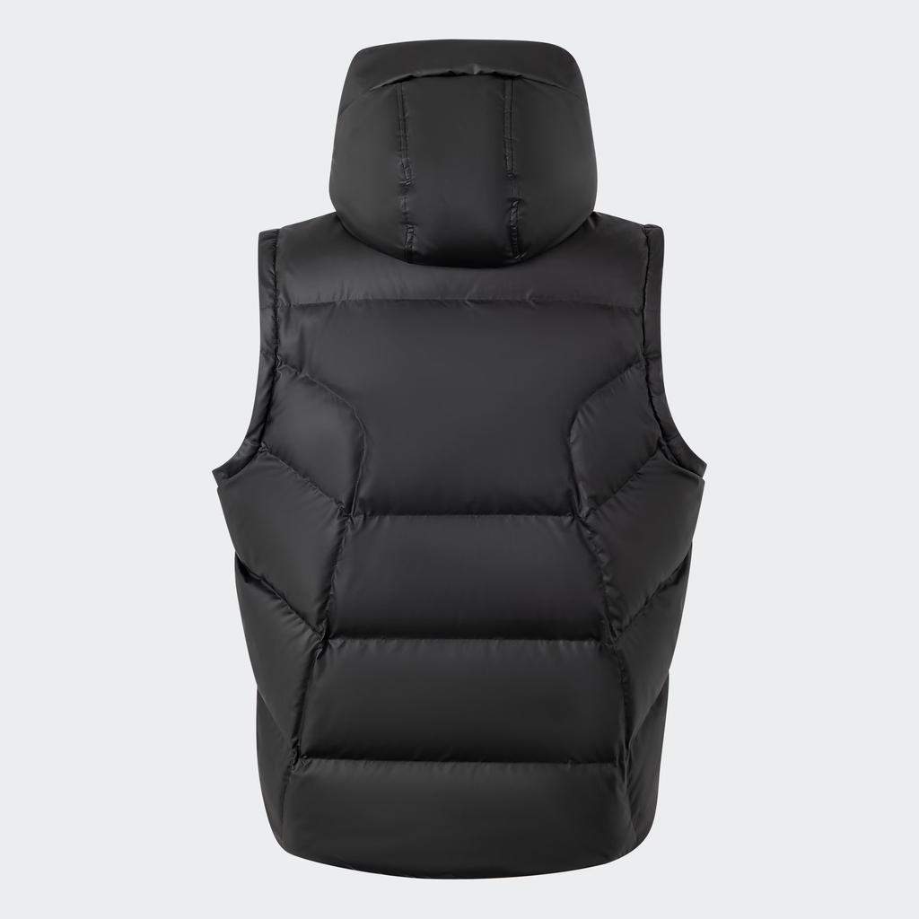 Adidas Оригинальная куртка-пуховик ADC 2 в 1 DJ M со съемным теплым спортивным капюшоном, мужская черная JW1367