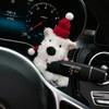 Милый щенок, украшение для лобового стекла автомобиля, плюшевая кукла, креативный подарок, наплечники, аксессуары для украшения интерьера автомобиля