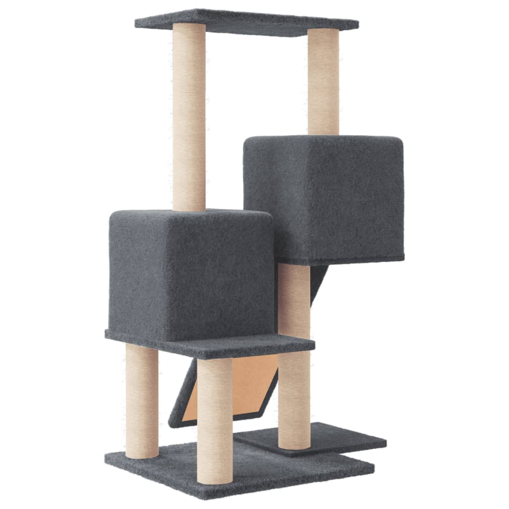 Scratching Post with Sisal Scratching Posts Dark Grey 82 cm