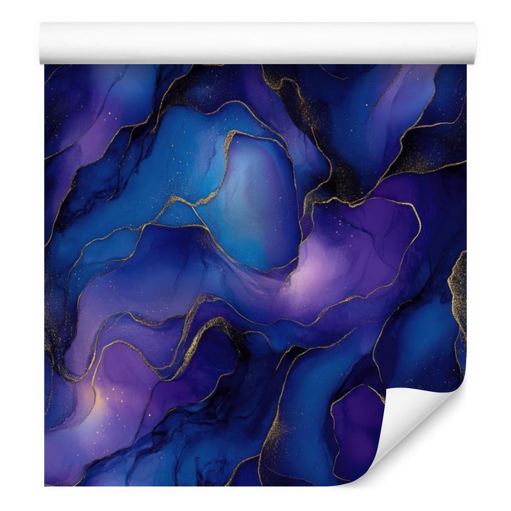 Wallpaper Ink blue, navy blue, purple and indigo 50x1000