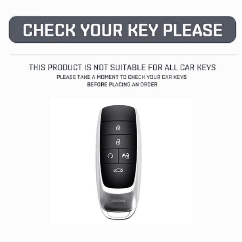 Кожаный чехол для ключей от машины, брелок для GAC New Energy Trumpchi Aion SVY LX GS7 GS8 GM8 GS5 GA6 GM6 VPlus 580 Charm 630, аксессуары