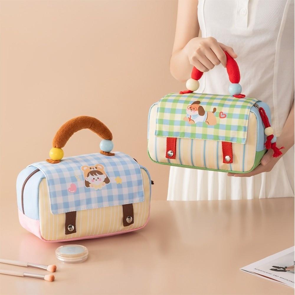 Large Capacity Cosmetic Wash Bag Cartoon Pattern Travel Cosmetic Bag Multi Purpose