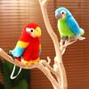 Simulation Plush Toy Parrot Bird Plush Stuffed Doll Children's Toy Cute Animal Birthday Toy Christmas Party Gift For Children