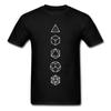 Funny Shapes Math Proportion The Big Bang Theory Science T Shirt Platonic Solids Sacred Geometric T-Shirt Women Unisex Clothing Harajuku