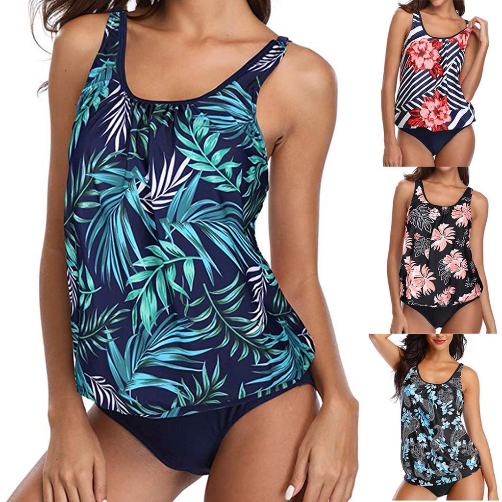 Women's Summer Swimsuit Fashion Sexy Print Beach Bikini Two Piece Swimsuit