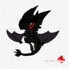 Black Dragon Wyrmling Toothless Dungeons Dragons Iron On Heat Transfer Printing Vinyl Patches Sticker for Clothes DIY Appliques Washable Patches