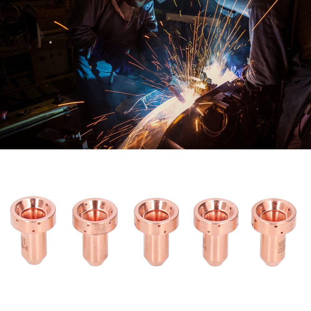 5pcs 9-8212 Plasma Cutter Nozzle Copper Plasma Cutter Kit For Thermal Dynamics