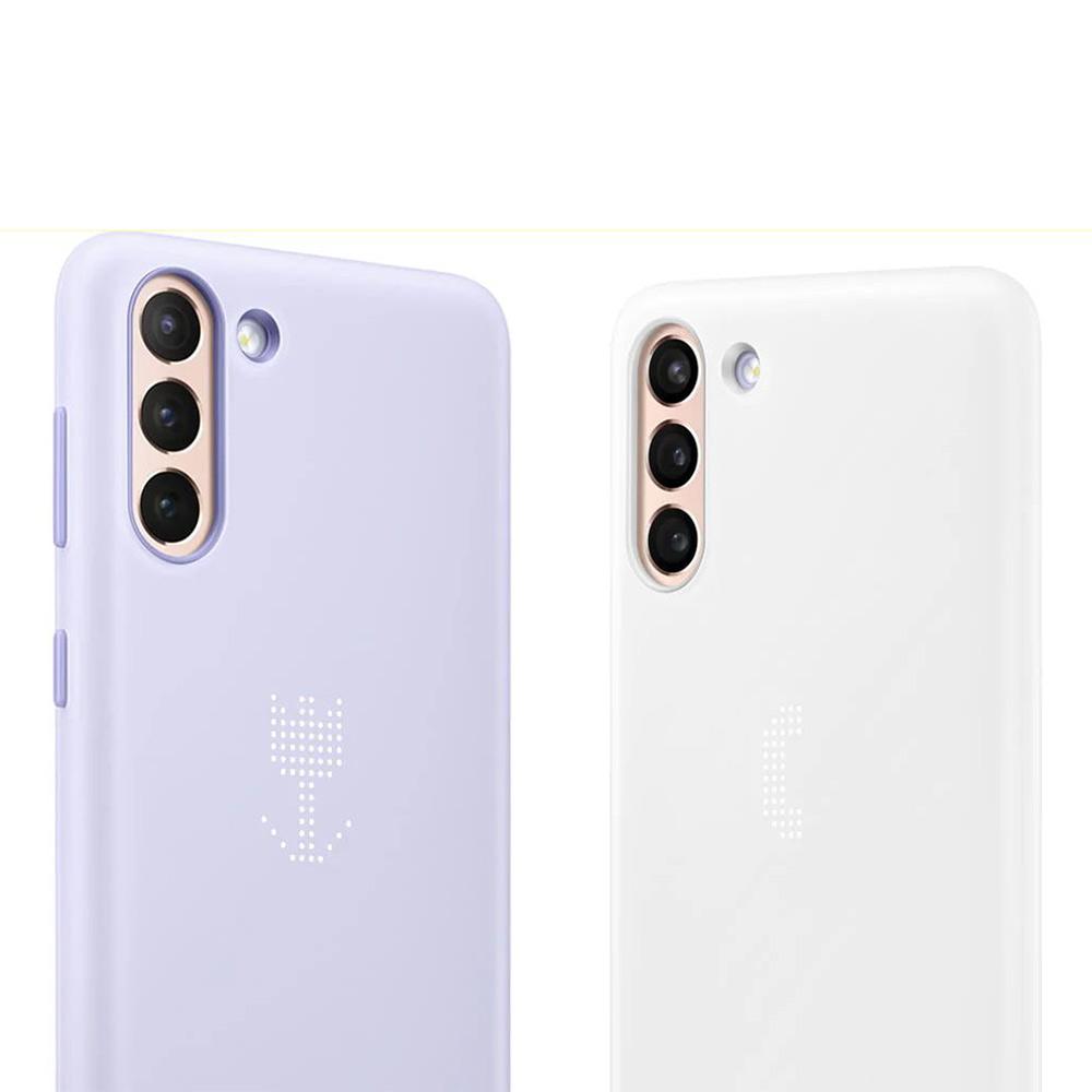 Samsung Умный светодиодный чехол-накладка для Samsung GALAXY S21 5G S21+ 5G S21 Plus 5G Интеллектуальные чехлы для телефонов
