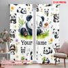 2pcs,2D Plane Printing Creative Curtains Panda Dreams(1) Versatile Fabric (without Rod) Room Decor Ldeal for Bedroom Living Room