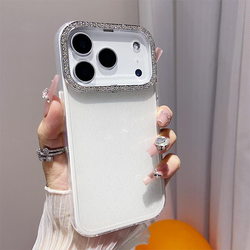 Роскошный чехол для телефона с блестками и стразами для IPhone 17 Air 16 Pro Max 15 14 13 12Pro, 2-в-1, противоударная задняя крышка Caque
