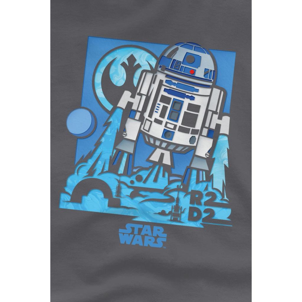 STAR WARS Мужская футболка Papercut R2-D2