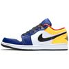 Мужские кроссовки Air 1 Low White Deep Royal Blue Laser-Orange Track-Red 553558-123