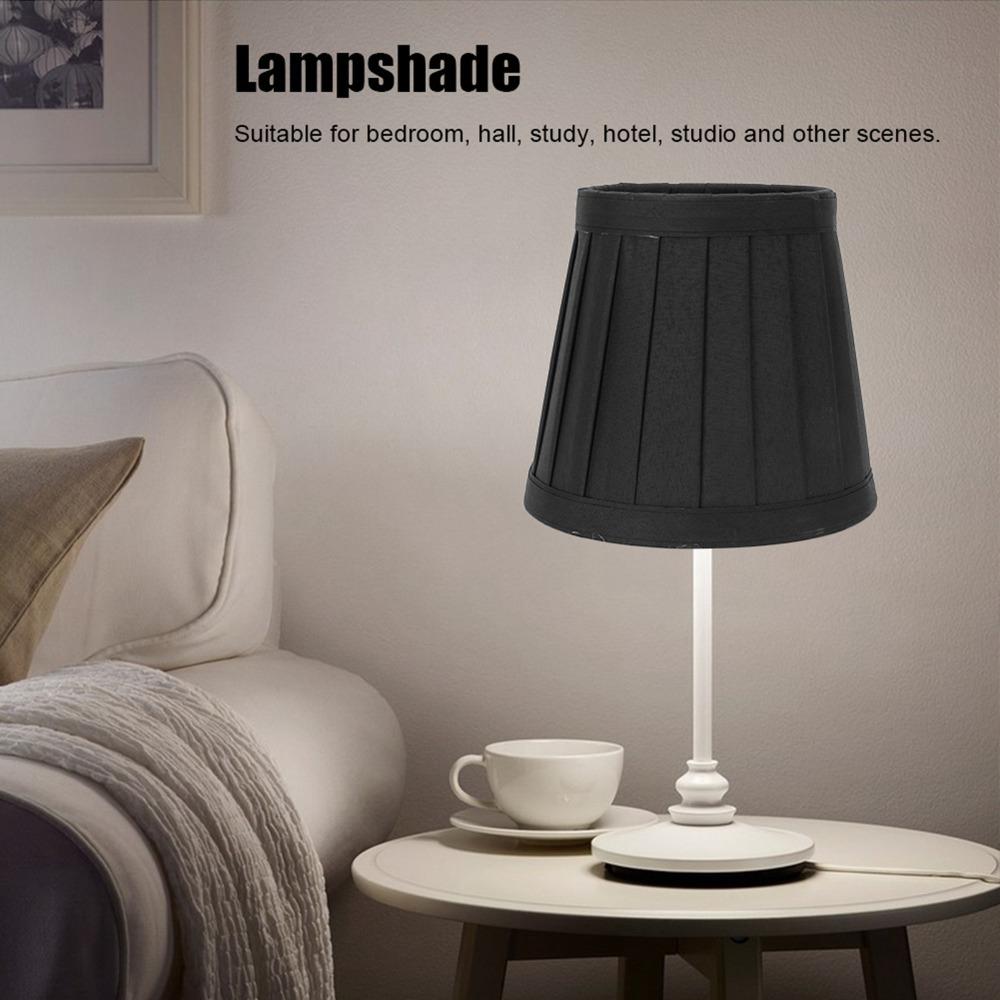 6PCS Clip On Design Lamp Cover Fabric Small Lamp Shades Modern Wall Lamp Shade  Indoor Lamp
