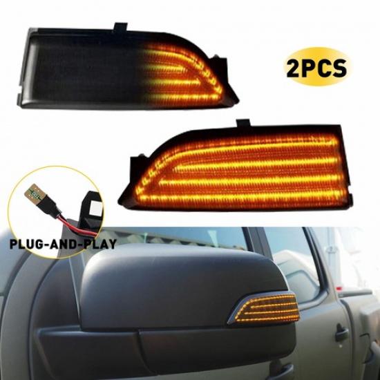 Flowing Tube Side LED Mirror Signal Turn Lights For - Ford Ranger Lariat