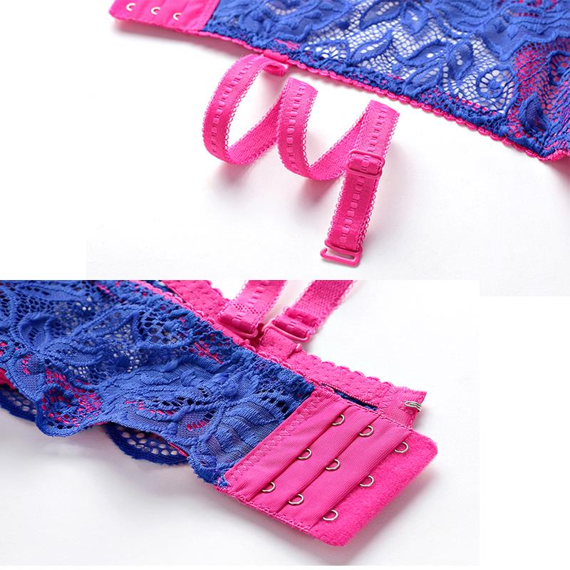 Julexy Plus Size Lace Bras for Women Sexy Lingerie Super Push Up Brassiere B C Women's Underwear