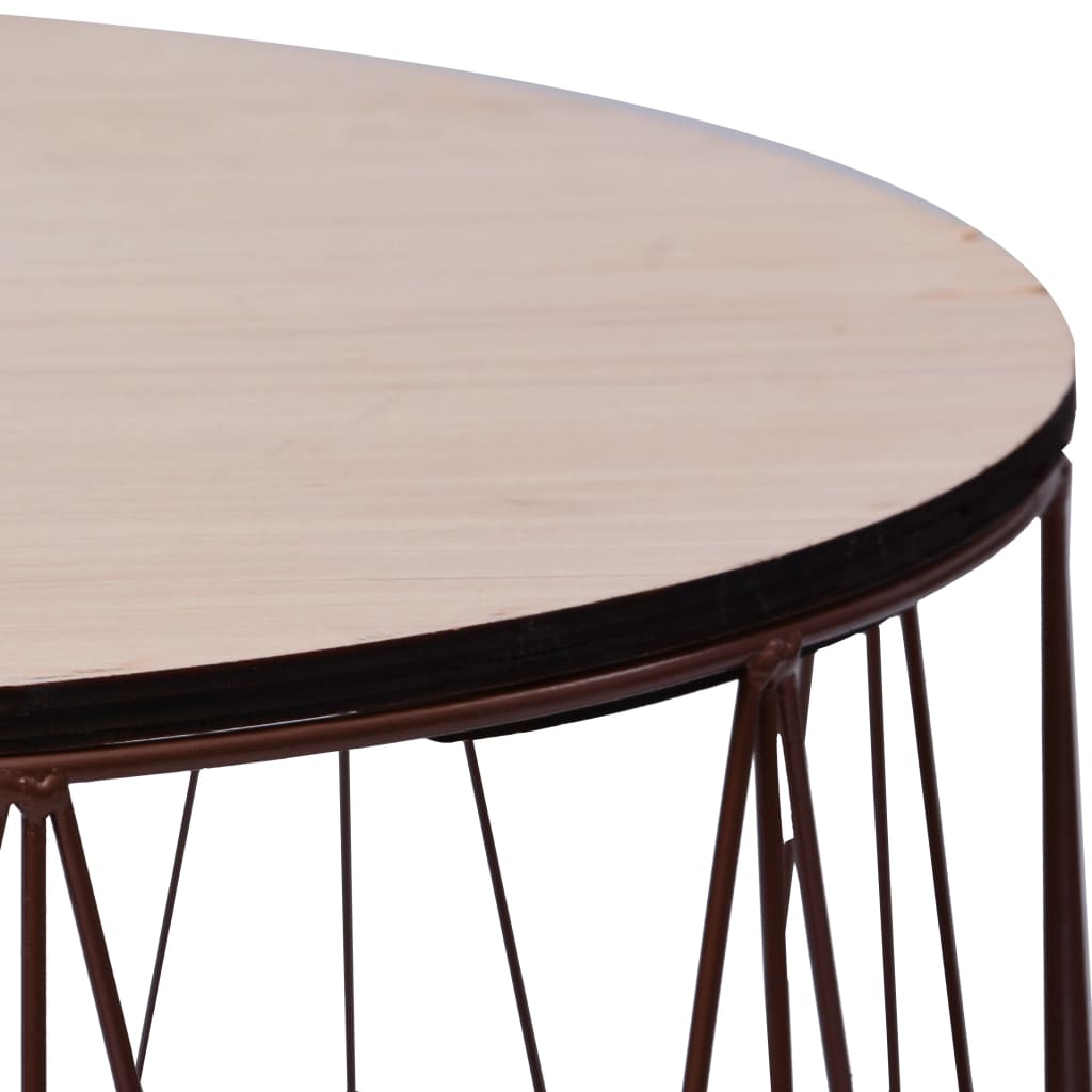 Coffee Tables (2 pcs) Copper Colored