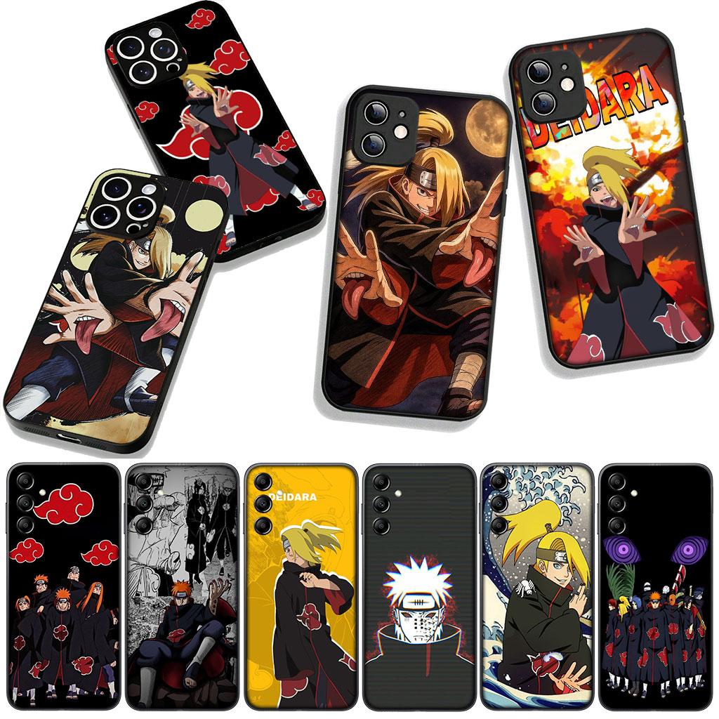 Для Samsung Galaxy A36 A17 A26 A07 A35 A54 A53 A13 A33 A34 S8 S9 S20 S21 FE S10 Plus Чехол Дейдара Наруто Итачи Пейн Акацуки