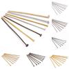 Jewelry Supplies For Jewelry Making Findings Handmade Flat Head Pins 16-50mm Popular DIY Jewelry Accessories Headpin  Unique