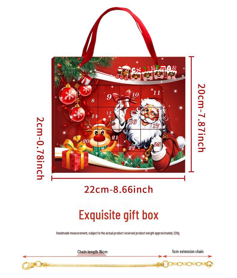 Набор браслетов-пазлов «Сделай сам» с рождественской снежинкой и Сантой, из бусин, для детей и женщин