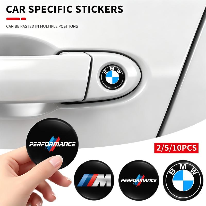 2026 Hot 4/8Pcs 15mm Car Lock Keyhole Stickers Decoration Protection For BMW M E46 E90 E60 F30 F10 E39 E36 F20 G30 G20 E87 E92 E91 E30 X5