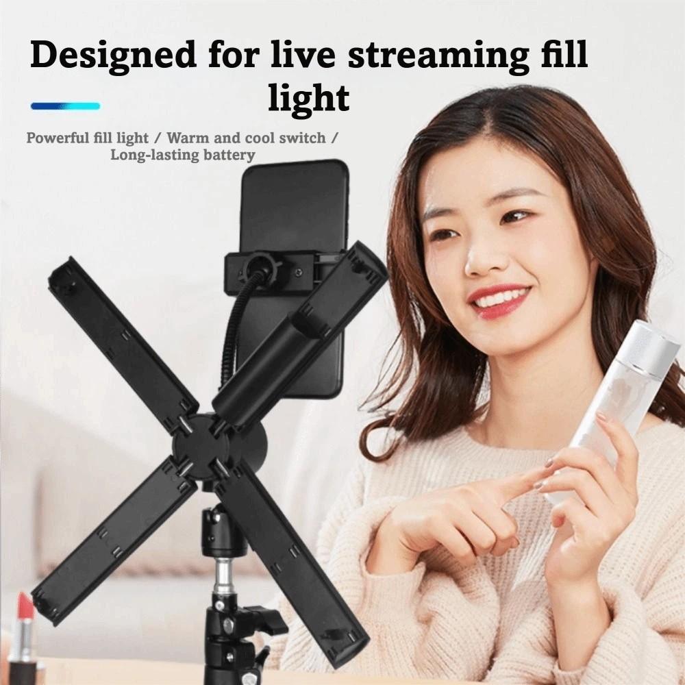 Inline Cord Control Foldable LED Fill Light Pocket Size Light Outdoor Photography